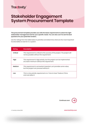 SRM Procurement Template